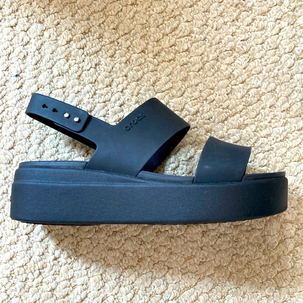 Crocs LiteRide Brooklyn Size 8 Black